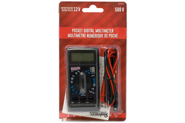 Multimeter Disposable Pocket Digital Multimeter – Montague Office Supplies
