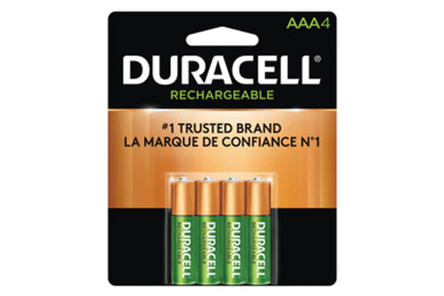 AAA Duracell (DX2400) NiMH 900 mAh Batteries (4 Card)