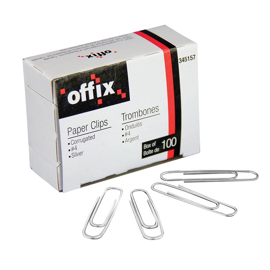 Offix® Paper Clips (Box of 100)