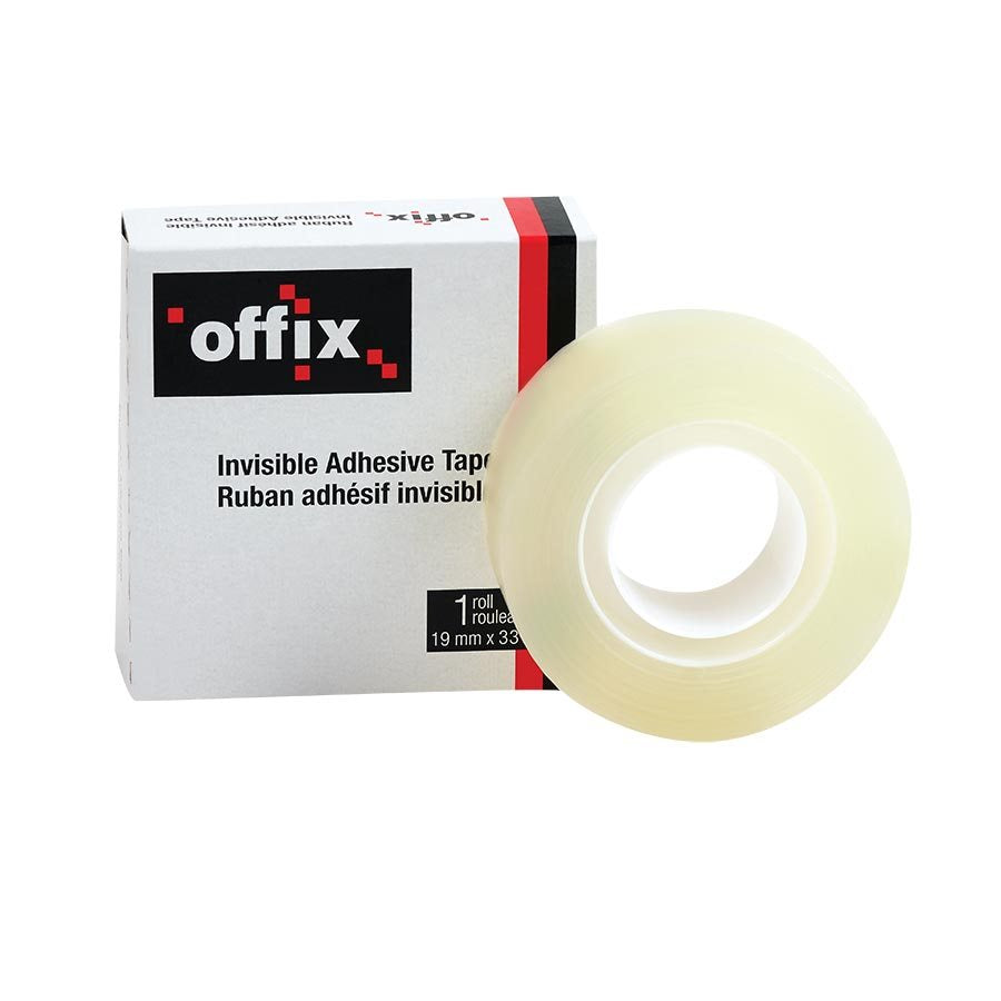 Offix® Invisible Adhesive Tape Refill 19mm x 32.9m