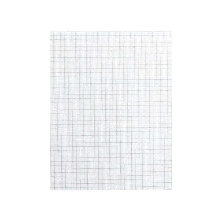 Offix® White Paper Pad quadruled, 4sq./in Letter Size
