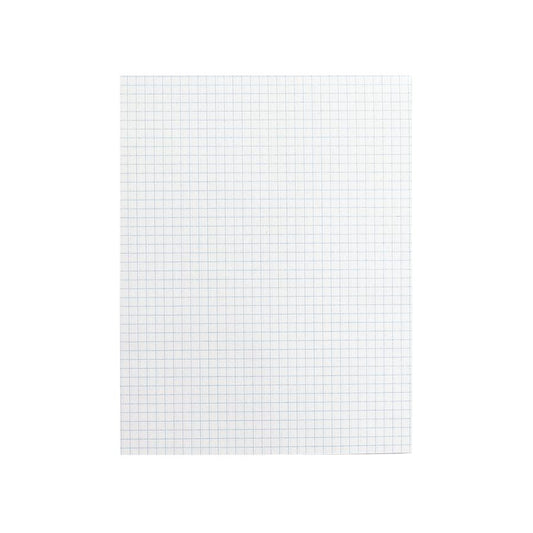 Offix® White Paper Pad quadruled, 4sq./in Letter Size