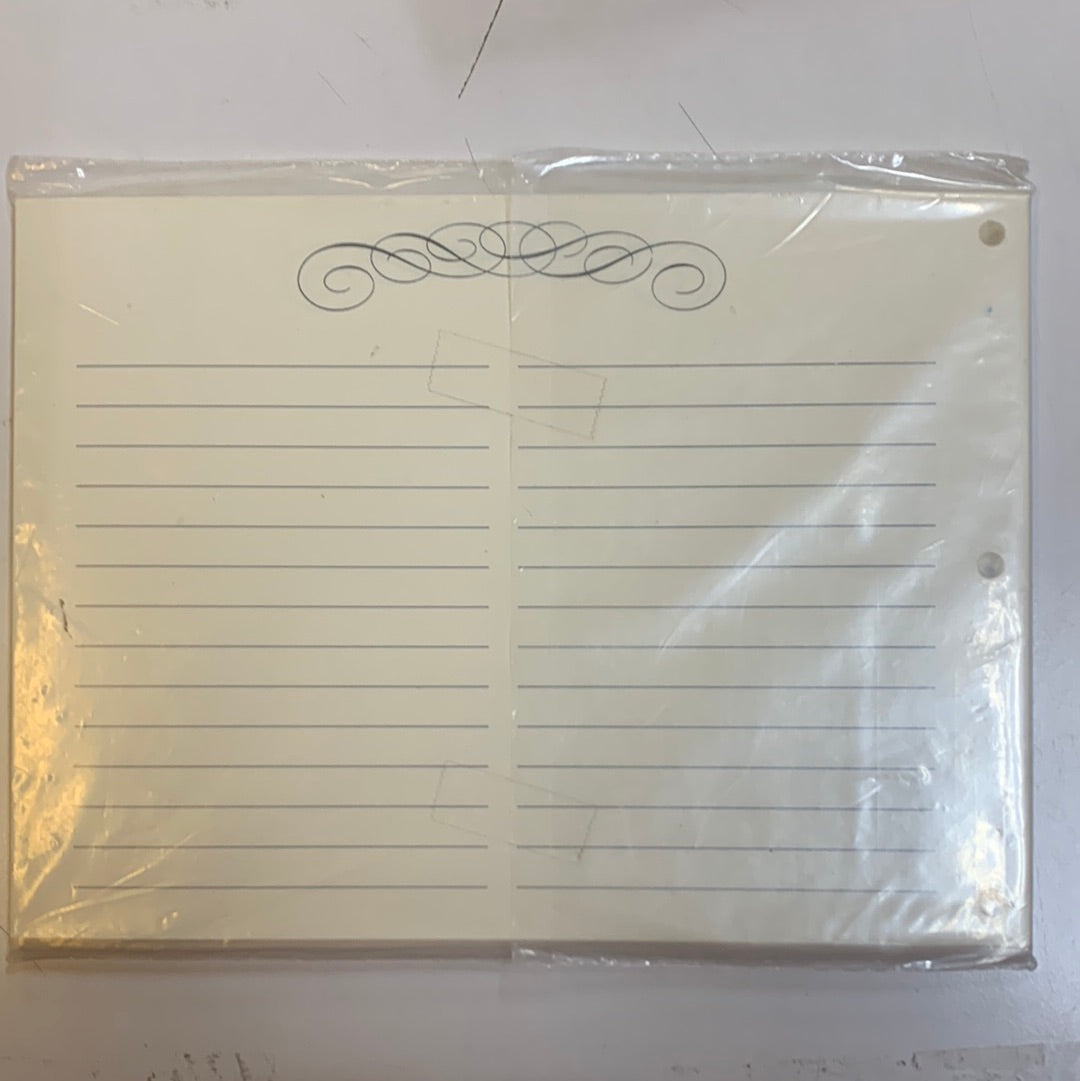 1641R Guest Book Refillable Sheets (Pack of 33)