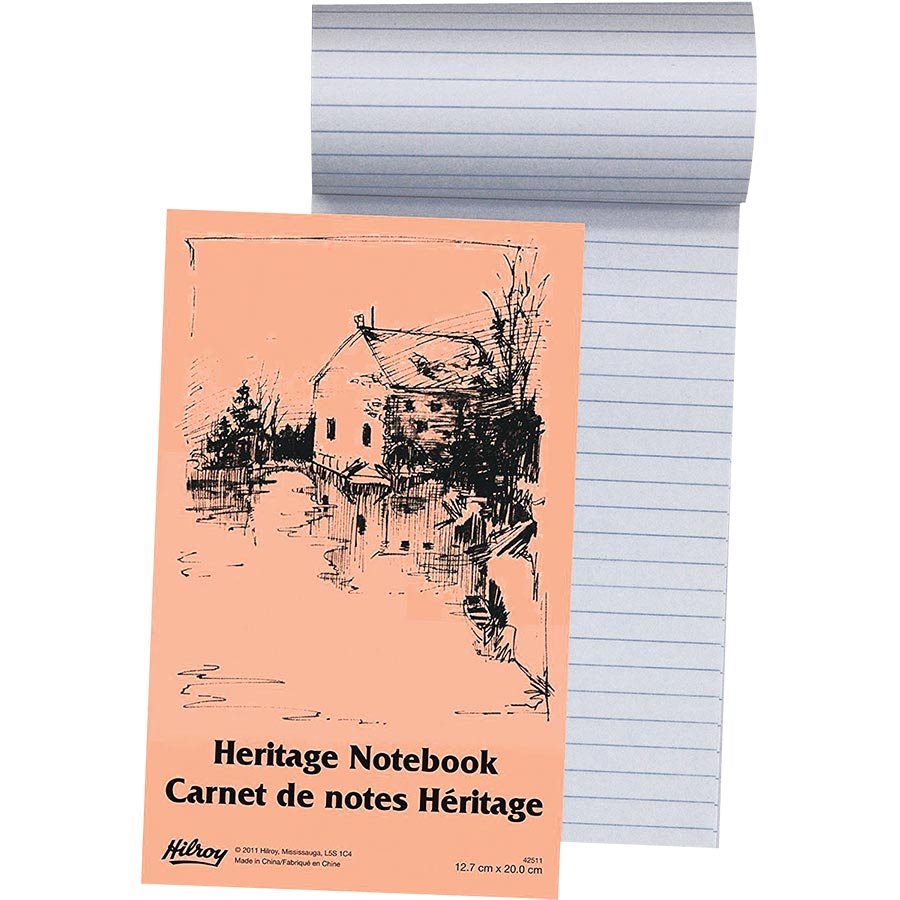 Heritage Ruled Notebook