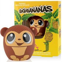 My Audio Pet Bluetooth Speaker Monkey – Gogo Bananas Tws & Lanyard Included 3 Watts Built In Mic Selfie Remote