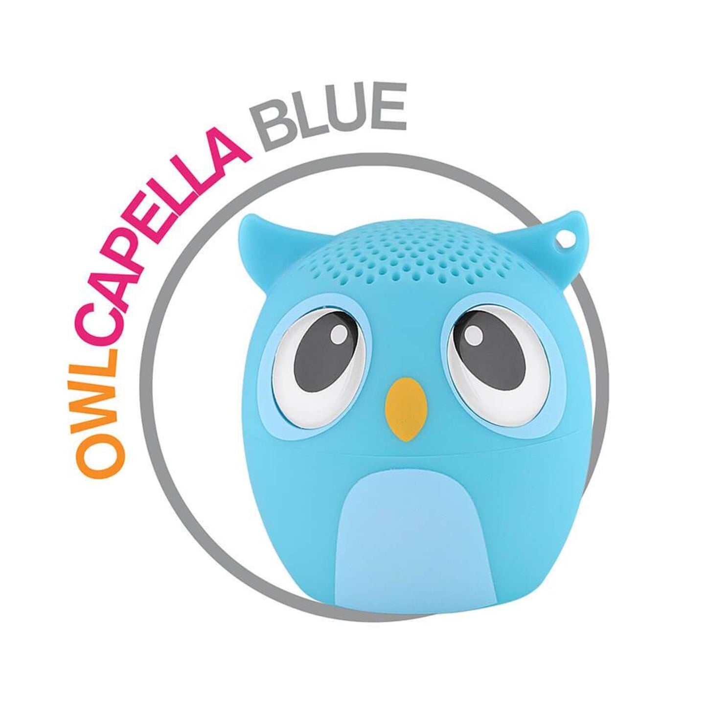 My Audio Pet Bluetooth Speaker Owl Blue – Owlcappela Tws & Lanyard Included 3 Watts Built In Mic Selfie Remote