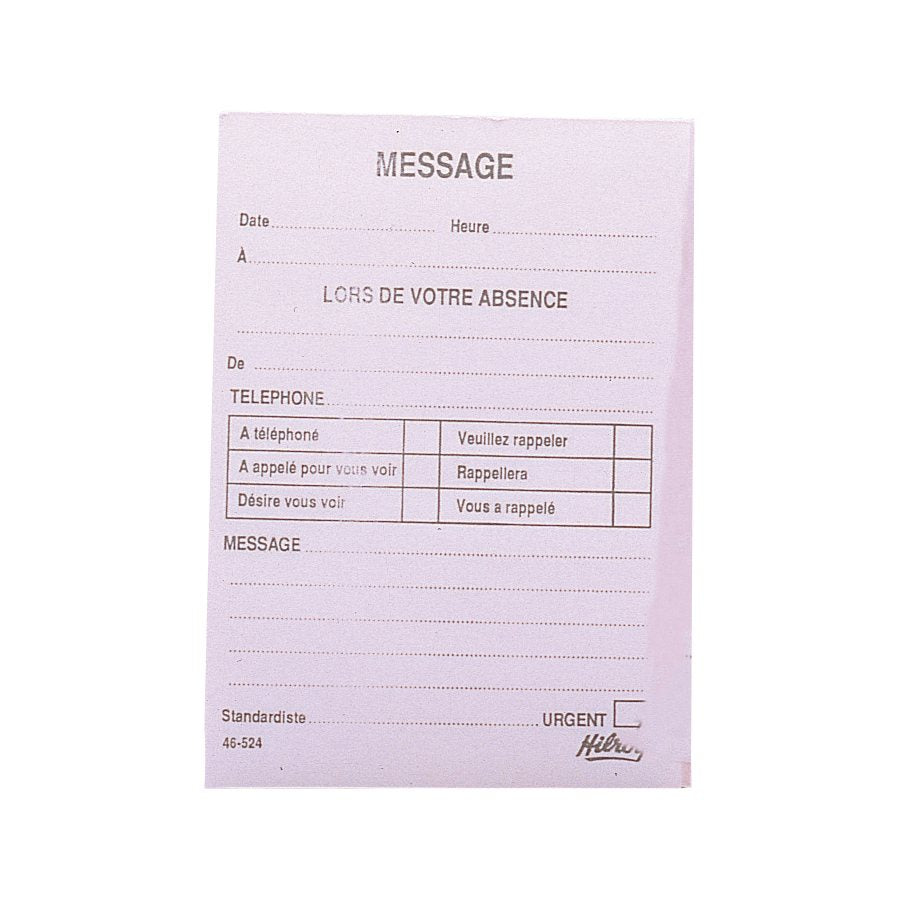 Telephone Message Pad