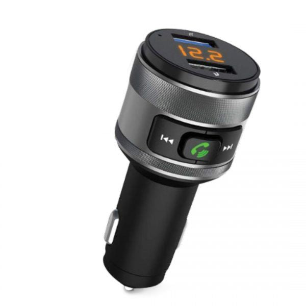 Fuse Bluetooth FM Transmitter with 2 Port 3.1Amp USB-A with Mic