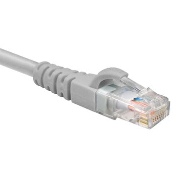 Nexxt Networking Cat6 7ft UTP Gigabit Ethernet Cable 4 Pairs 23AWG CMR UL ETL Verified – Gray