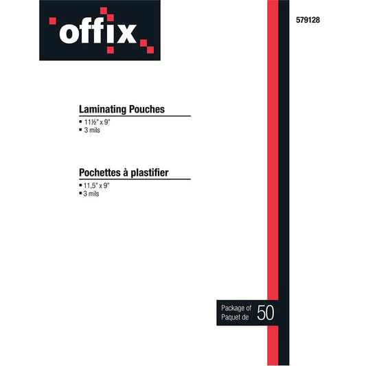 Offix® Laminating Pouches 3mil (50)