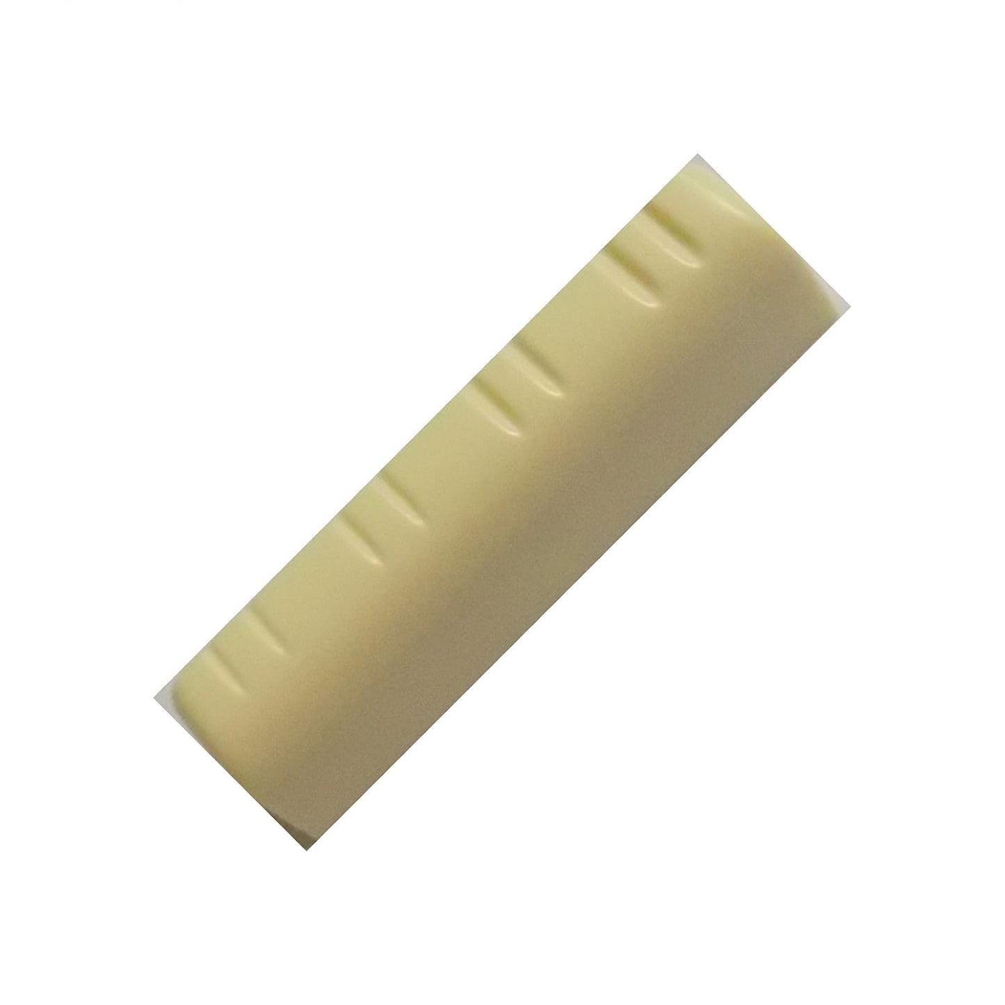Generic 10 pcs Mandolin Nuts Plastic Ivory 34 x 6 x 8.0-8.5