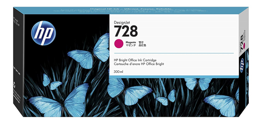 HP 728 300-ml Magenta Ink Crtg