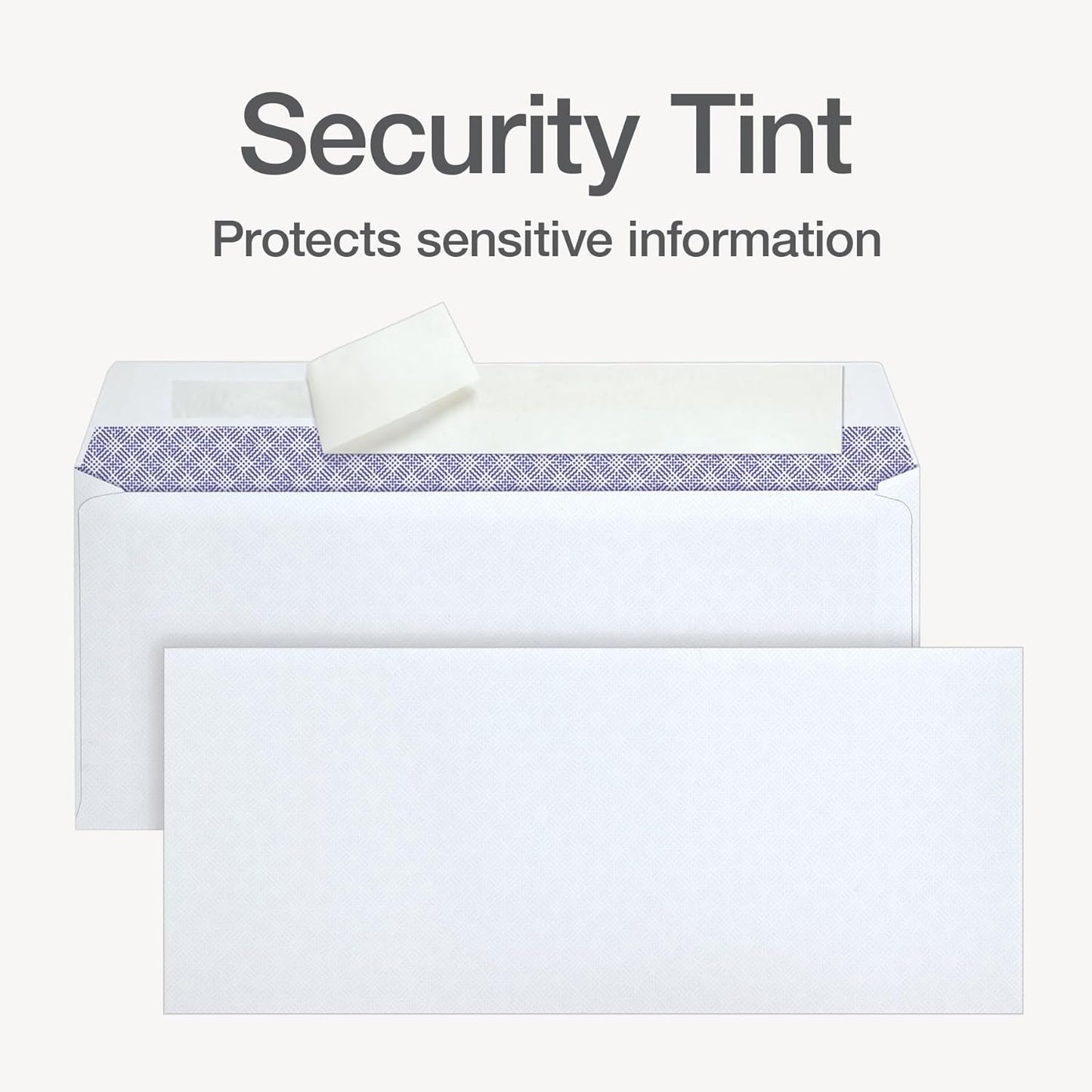 Oxford Envelopes, #10 Business Size, Security Tint, Peel & Seal