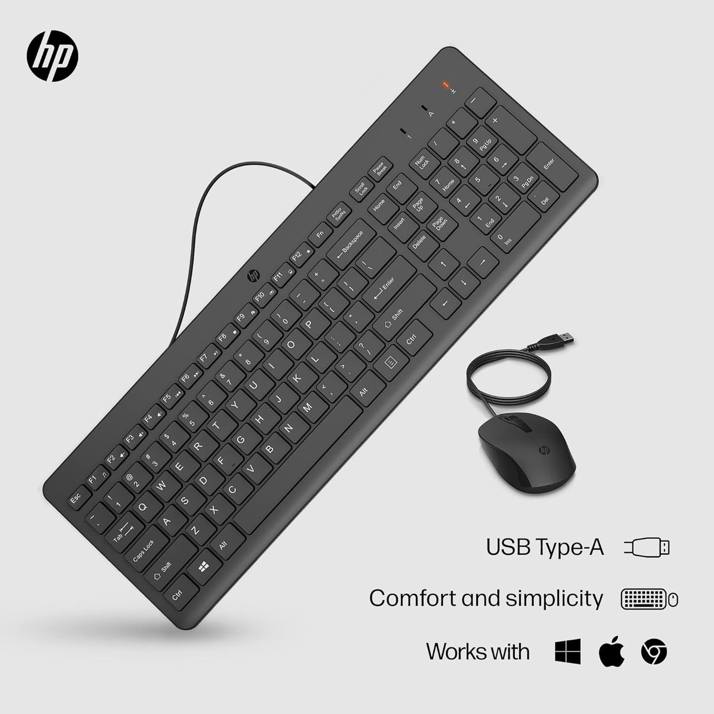 HP 150 Wired Mouse/KB Combo