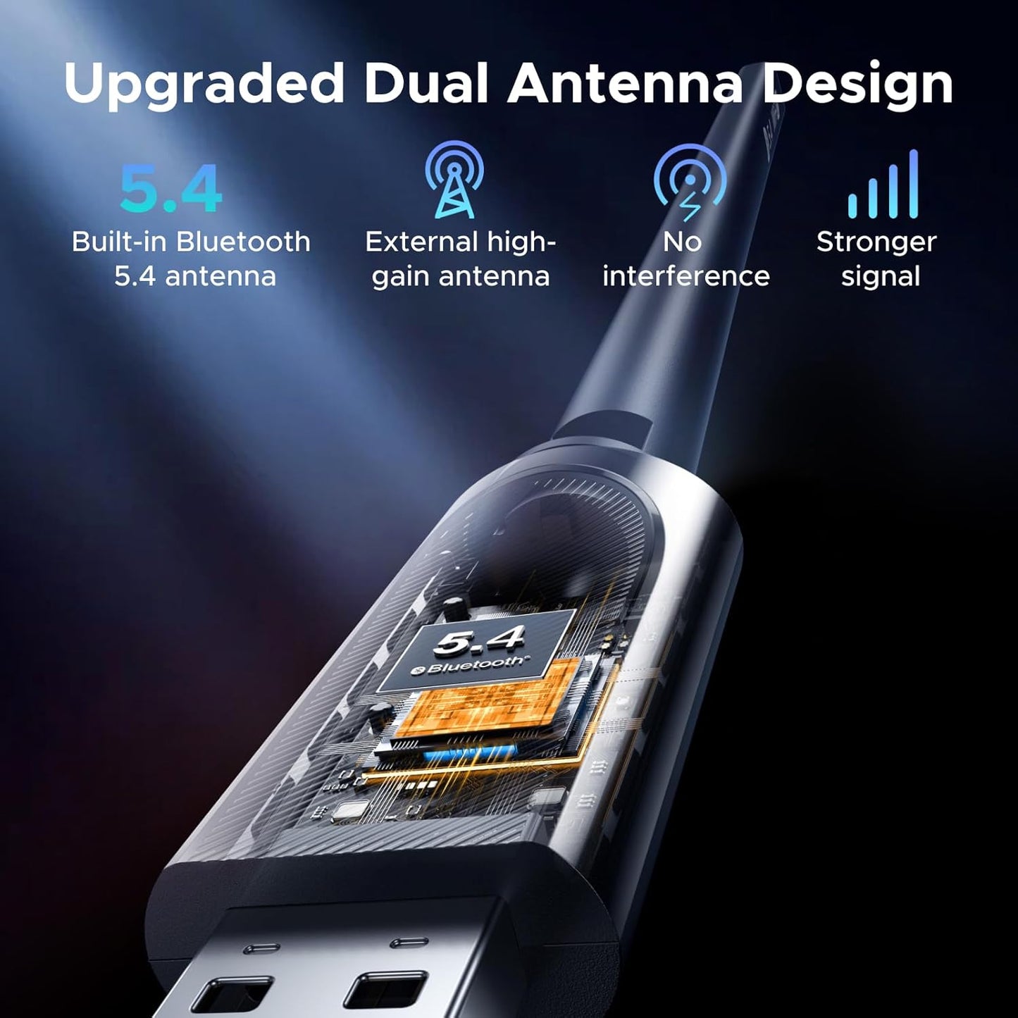 UGREEN 2-in-1 USB Bluetooth WiFi 6 Adapter