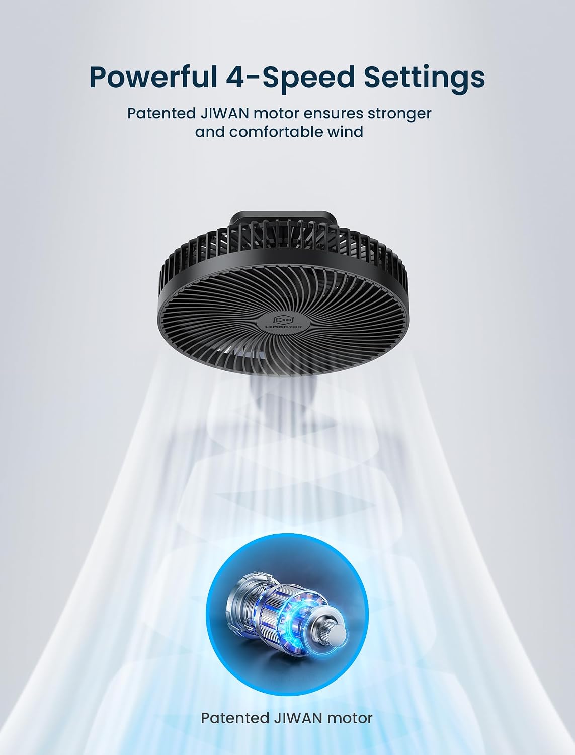 8.5-Inch Quiet Wall-Mounted Oscillation