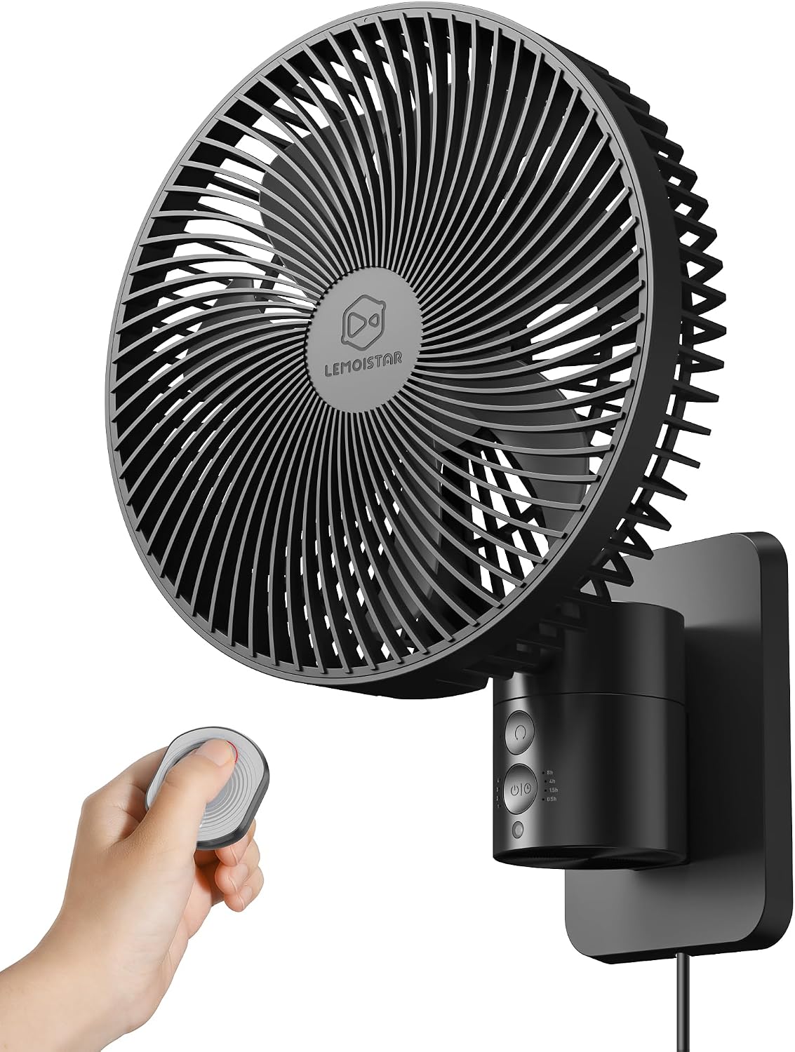 8.5-Inch Quiet Wall-Mounted Oscillation
