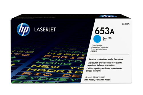 HP 653A Cyan LaserJet Toner Cartridge