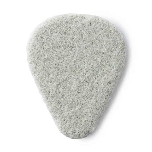 Dunlop White Beveled Felt Pick