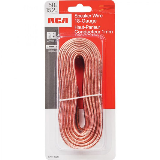 RCA Speaker Wire 18-Gauge 50-ft