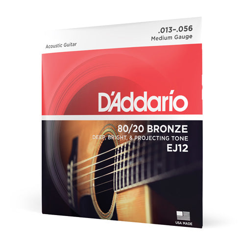 D'Addario EJ12 80/20 Bronze Medium 13-56