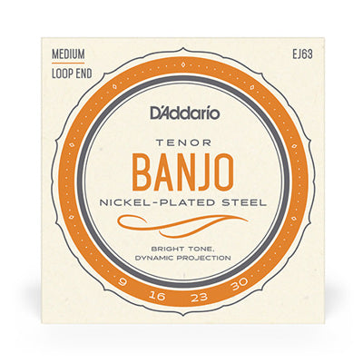 D'Addario EJ63 - Nickel Tenor Banjo