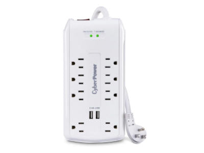 CYBERPOWER SURGE PROTECTOR 3200J 8 OUTLETS 2-USB
