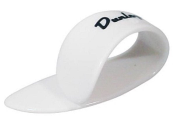 Dunlop White Plastic Thumbpick Large
