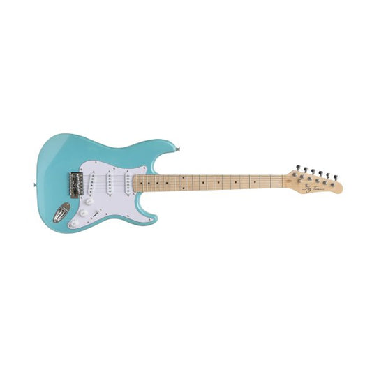 Jay Turser Electric Guitar, Light Blue Sparkle