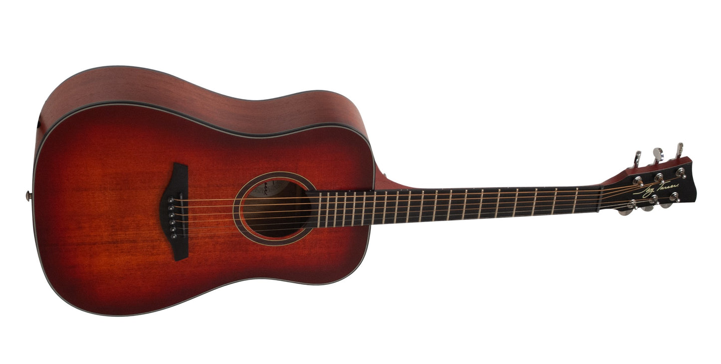 Jay Turser 3/4 Size Dreadnought Guitar, Satin Red