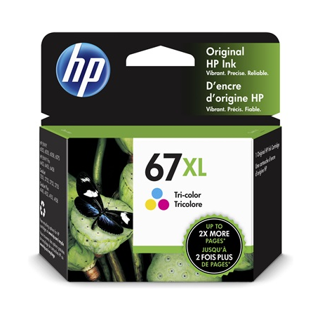 HP 67XL Tri-color Original Ink Crtg