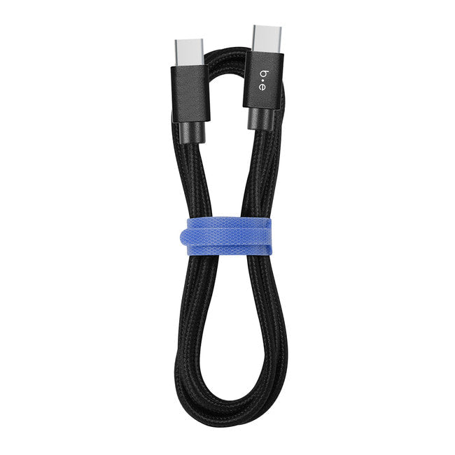 Blu Element - Braided Charge/Sync USB-C to USB-C Cable 4ft