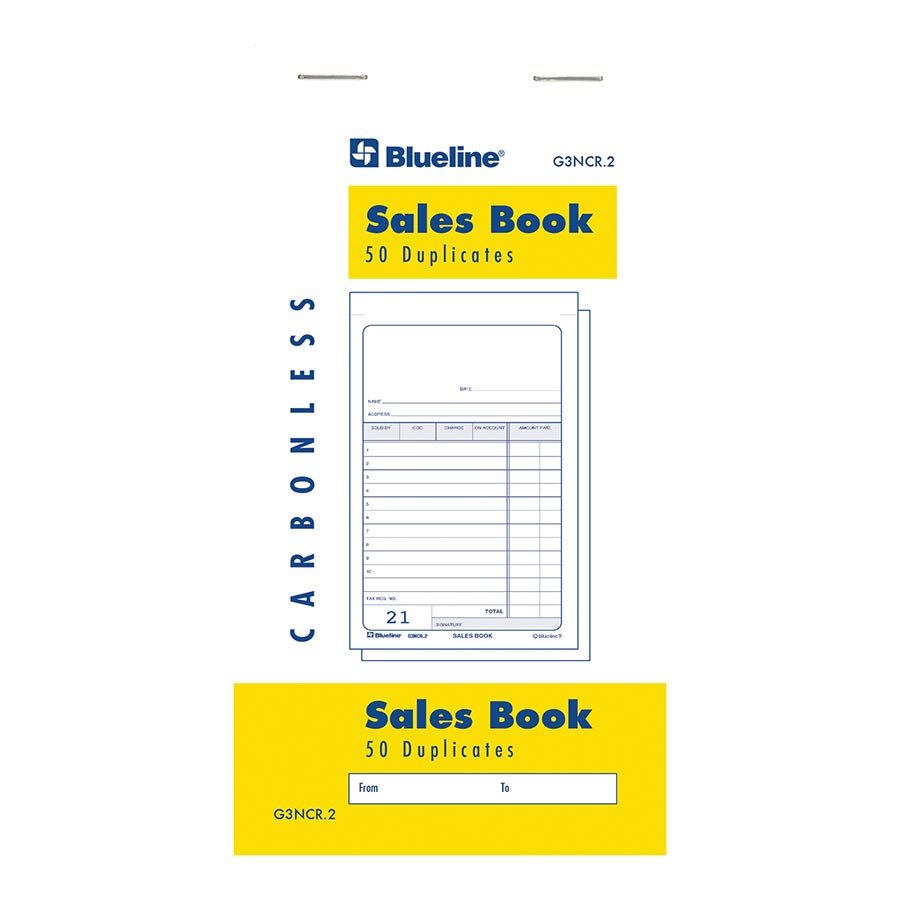 Blueline® Sales Book 2-Pt 1/page 50 Duplicates