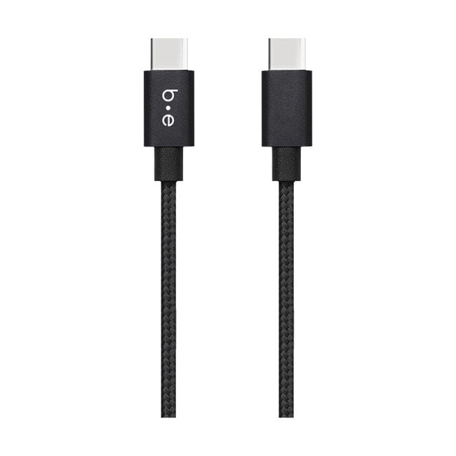 Blu Element - Braided Charge/Sync USB-C to USB-C Cable 4ft