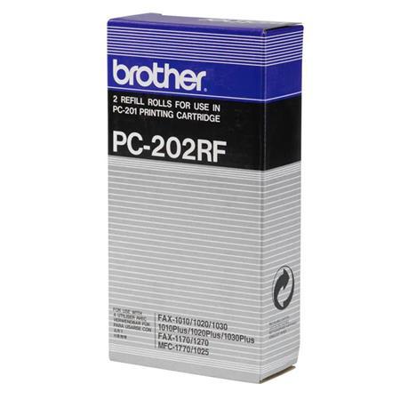 Brother Pc202RF Thermal Transfer Refill Roll Black