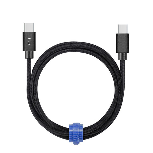 Blu Element - Braided Charge/Sync USB-C to USB-C Cable 4ft