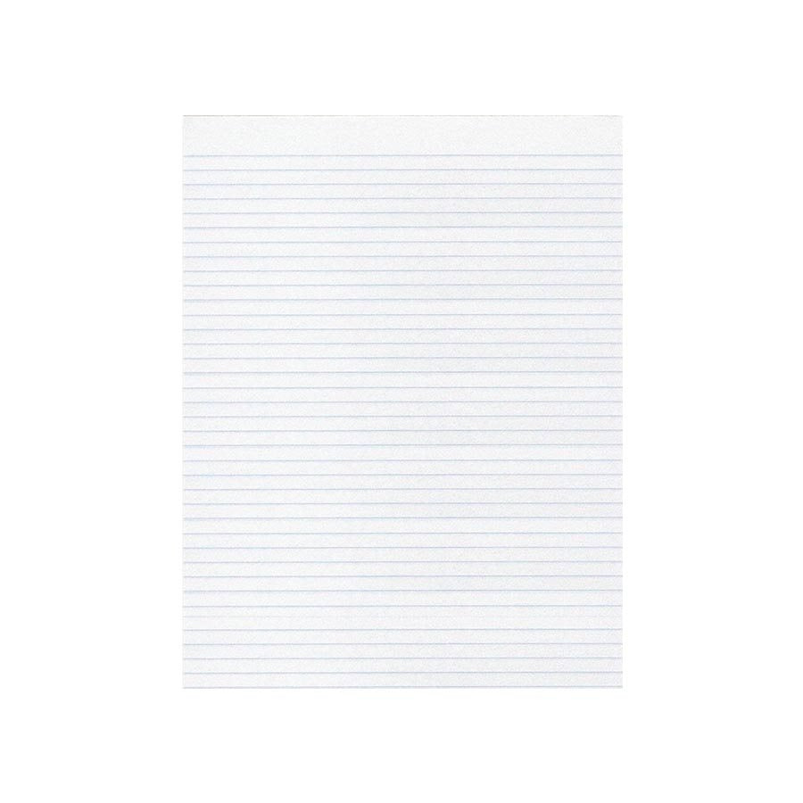 Offix® White Paper Pad ruled, 5/16" Letter Size