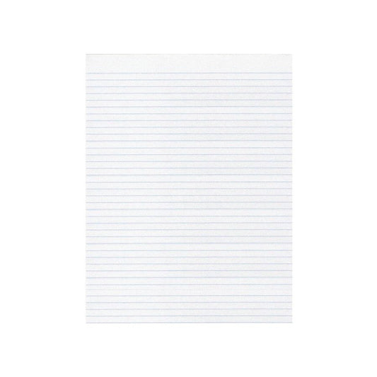 Offix® White Paper Pad ruled, 5/16" Letter Size