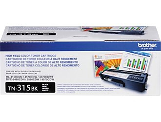 Brother TN315BK Black Toner Cartridge, High Yield