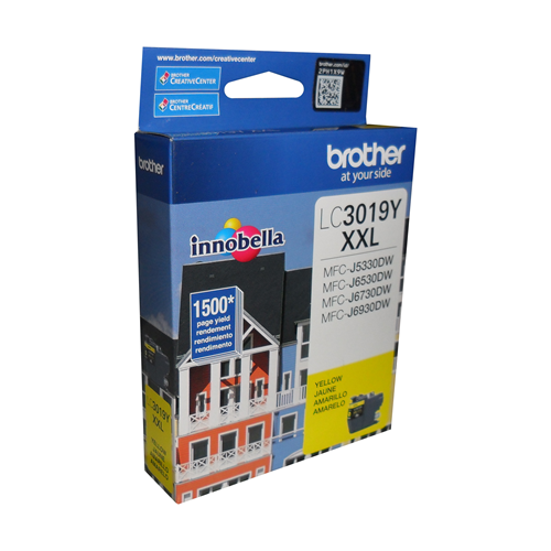 Brother LC3019YS Innobella  Yellow Ink Cartridge, Super High Yield