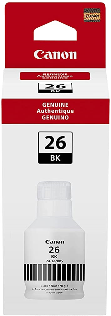 GI-26 Black Ink Bottle SKU 4409C001