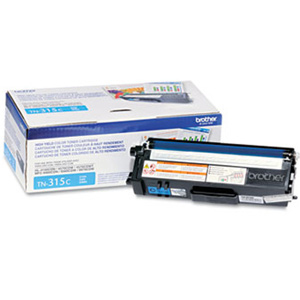 Brother TN315C Cyan Toner Cartridge, High Yield