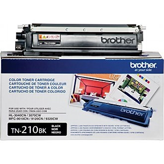 Brother TN210BK Black Toner Cartridge, Standard Yield