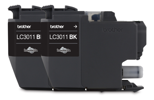 Brother Genuine LC30112PKS 2-Pack Standard-yield Black Ink Cartridge